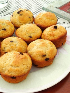 Φωτογραφία της συνταγής Muffins με ψηφίδες σοκολάτας