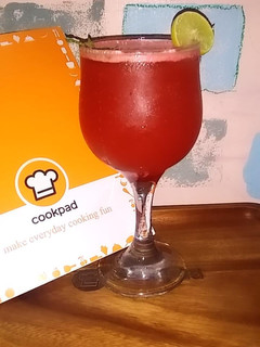 A picture of Watermelon mojito 🍷.