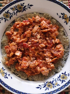 Una foto de Salsa de trucha