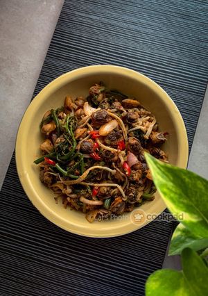Gambar Kerabu Pucuk Paku dan Enoki