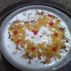 A picture of Boondi raita.
