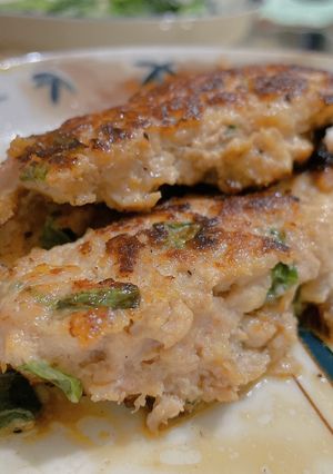 蔥肉餅（簡易料理） 的食譜成品照片