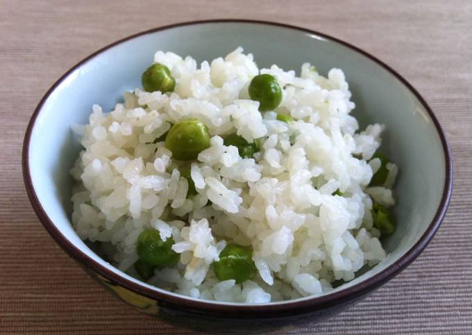 Green Peas Rice Recipe by Hiroko Liston - Cookpad