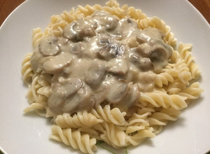 Una foto de Salsa de champiñones para pastas
