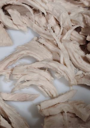 Una foto de Cómo hacer pollo desmechado