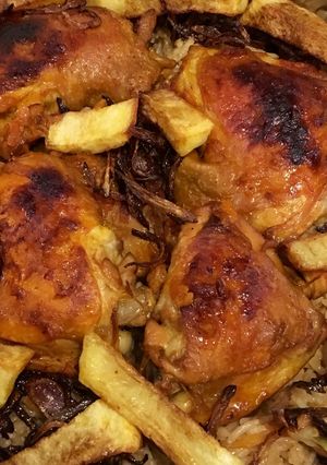 صورة لوصفة رز بخاري - دجاج
