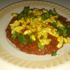 A picture of Butter egg mughlai.