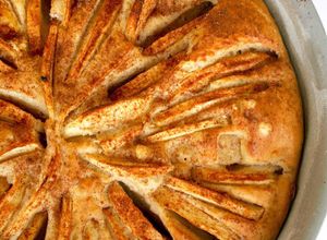 Foto di Torta di mele all’acqua con zenzero e cannella (light) senza lattosio