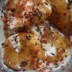 A picture of Dahi Bhale.