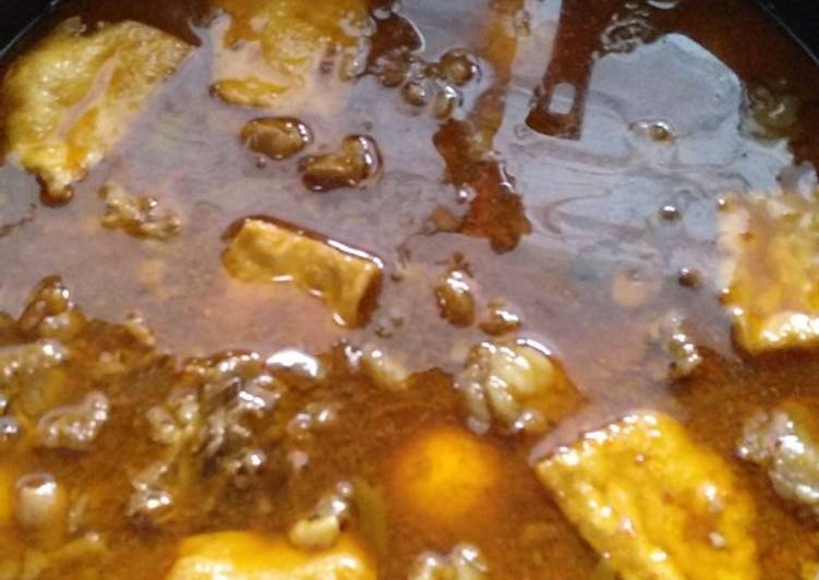 Recipe of Any-night-of-the-week Semur tetelan daging,tahu,telor