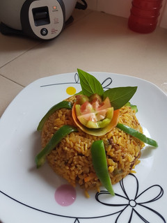 Una foto de Arroz salteado con cerdo