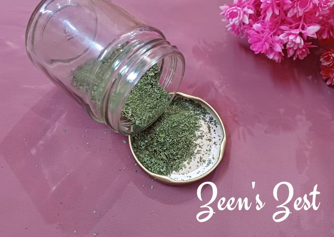 Homemade Dry Basil Powder Recipe by ZMA Cookpad