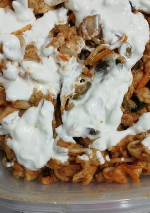 A picture of Chicken creamy pasta same like high-quality hotel#eid k pakwan.