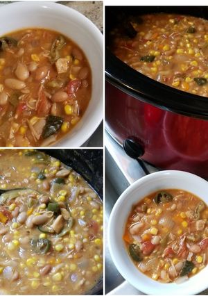 A picture of White Bean Chicken Chili.