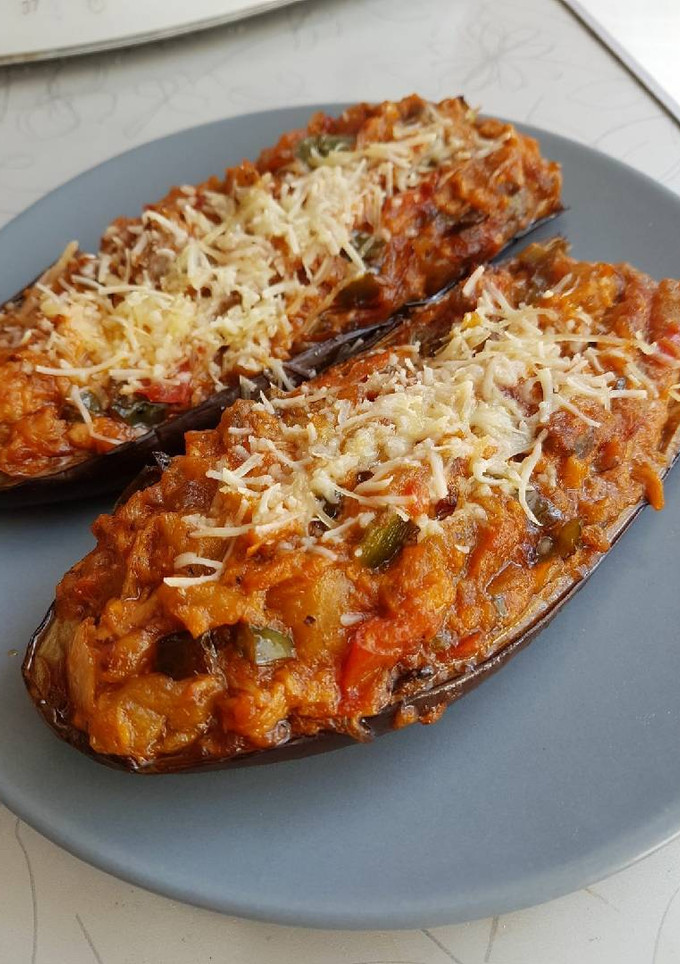 Una foto de Berenjenas rellenas de atún
