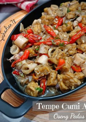 Foto resep Tempe Cumi Asin Oseng Pedas
