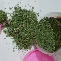 Kasoori Methi in microwave A picture of Kasoori Methi in microwave.