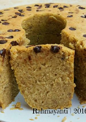 Foto resep Banana Sponge Cake choco chip