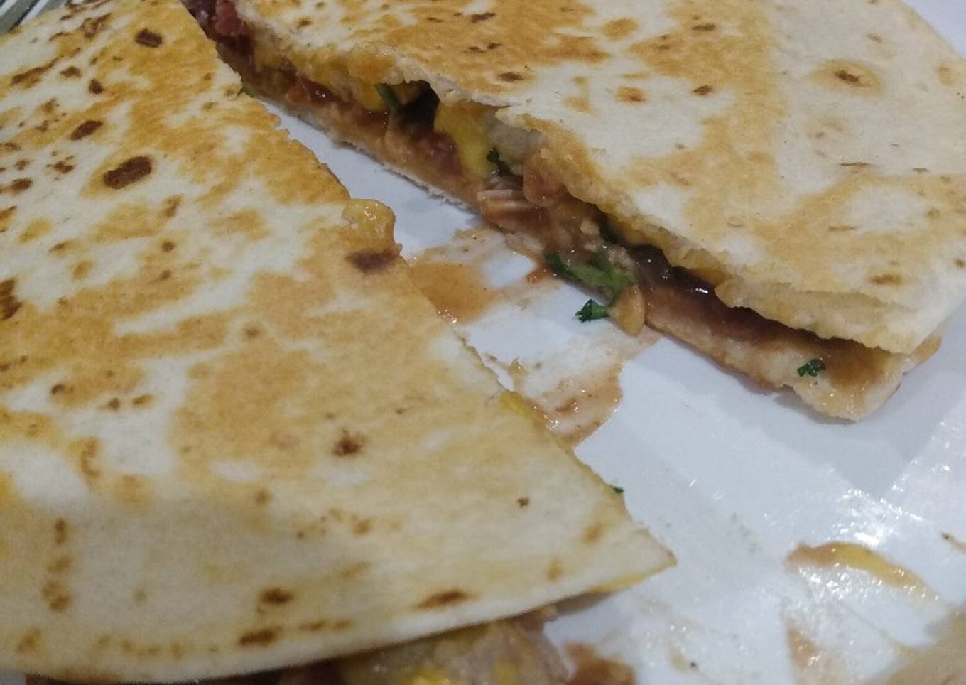 Shredded Pork Quesadilla