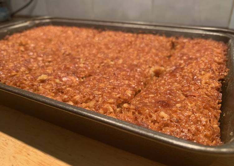 Recipe of Homemade Maple Syrup flapjack