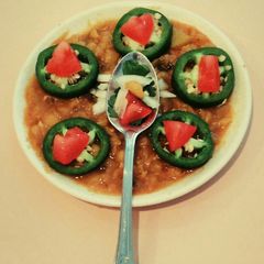 A picture of Matar dal.