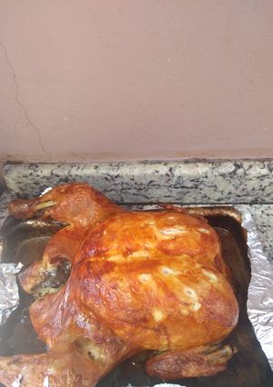 Foto de Frango assado ao vinho branco