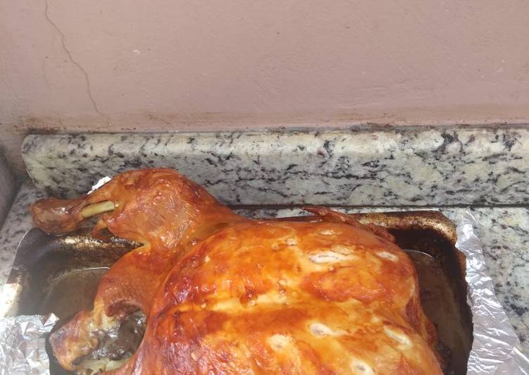 Frango assado ao vinho branco - Tudogosreceitas