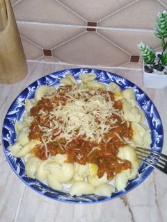 صورة لوصفة مكرونة بالكفتة