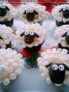 Una foto de Cupcakes de ovejas!