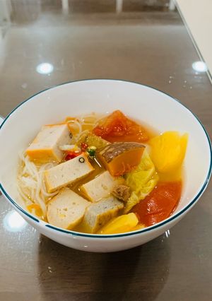 Hình của món Bún chả cá Đà Nẵng.
