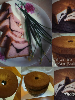 Foto resep Chiffon Taro Cake