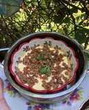 Đậu non trứng thịt sốt teriyaki