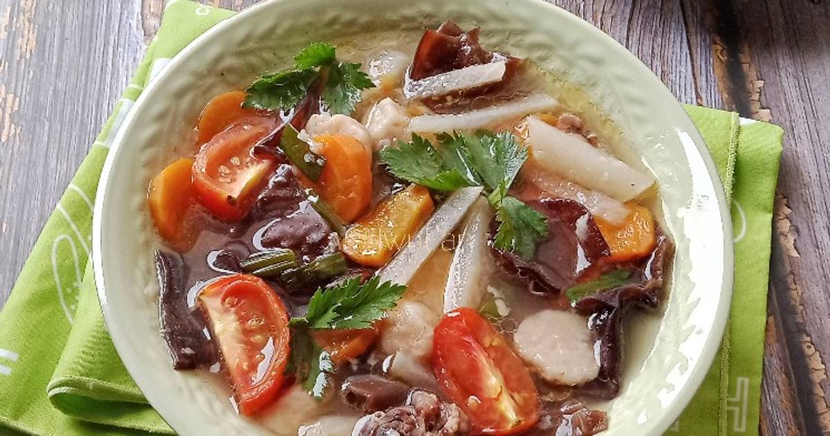 Resep Sup Jamur Kuping Oleh Dyahwulan Bae Cookpad