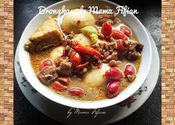 Resep Terbaik Brongkos ala Mama Fifian Enak Sempurna