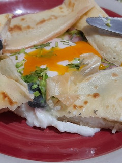Una foto de Creppe de huevo queso jamón