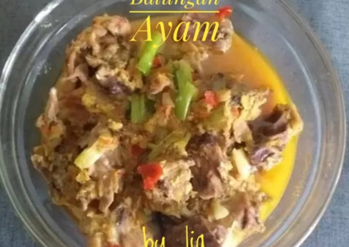 Rica-Rica Balungan Ayam