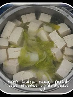 Foto resep Sop tahu sawi putih