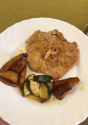 Karaj zöldségekkel recept fotója