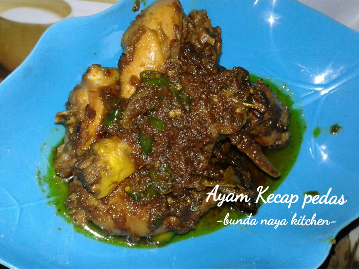 Resep Ayam Kecap pedas manis Anti Gagal