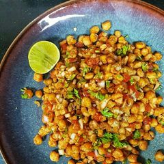 A picture of Masala Corn Chaat.