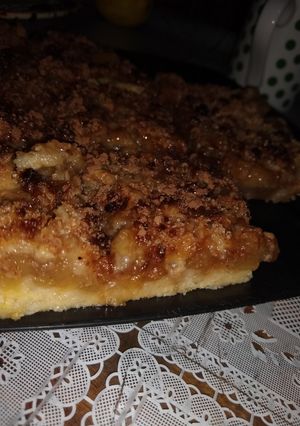 Una foto de Crumble de Manzana