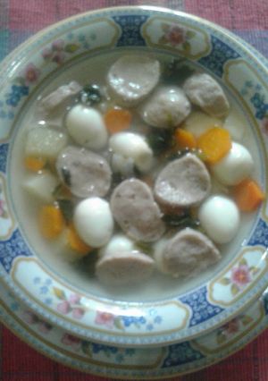 Foto resep Sop bakso telor puyuh