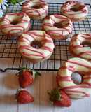 Donuts de fresa y chocolate blanco versión Burpee_vet