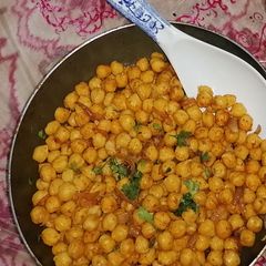 Fried Chana Chaat A picture of Fried Chana Chaat.