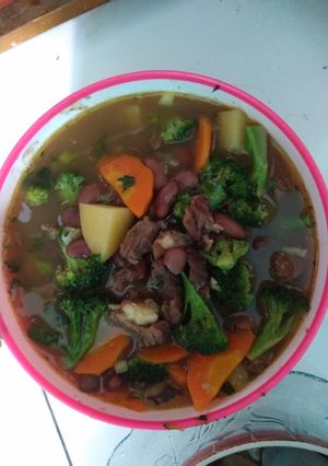 Foto resep Sop Senerek (Sop Kacang Merah) versi saya sendiri