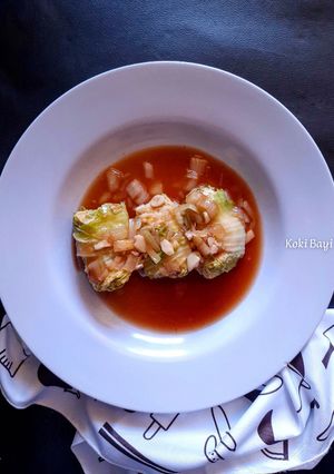 Foto resep Sawi Gulung Isi Ayam