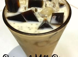 Gambar Caramel Milk Cincau (Cha Bang Ang) 🇹🇭