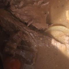 A picture of Crockpot Roast Beef and Gravy.