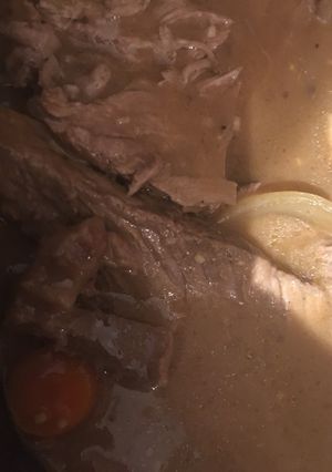 A picture of Crockpot Roast Beef and Gravy.