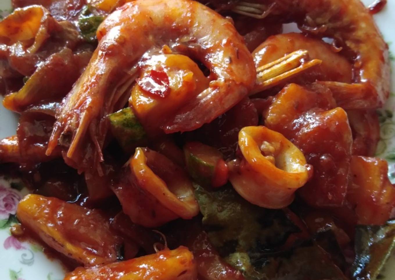 Resepi Seafood Masak Tiga Rasa yang Lazat dan Simpel